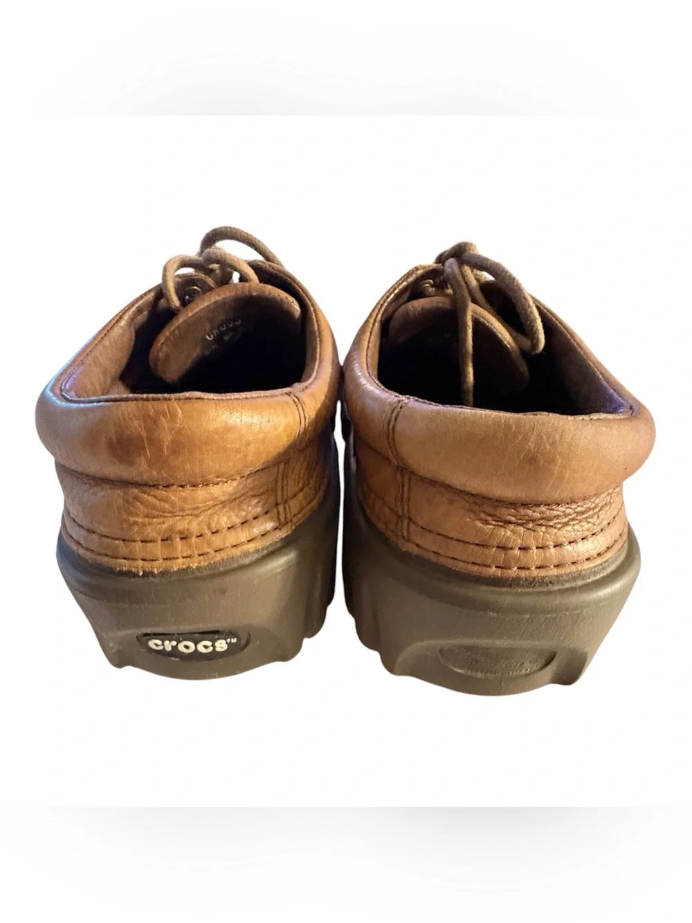 CROCS Islander Axle Men's Two-Tone Brown Boat Shoes
